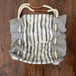 Anthropologie Nautical Tote Bag